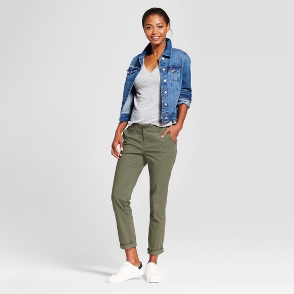 straight leg chino pants womens